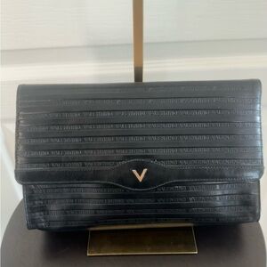 Mario Valentino Vintage Clutch - Black
